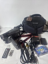JVC GR-AXM310U VHS-C Compact Camcorder W/ Remote and Accessories Parts