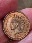 1903 INDIAN HEAD CENT--SHARP AU+/BU RED PENNY-- READ DESCRIPTION