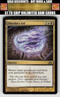 Magic_the_gathering Dragon's Maze #89 Obzedat's Aid