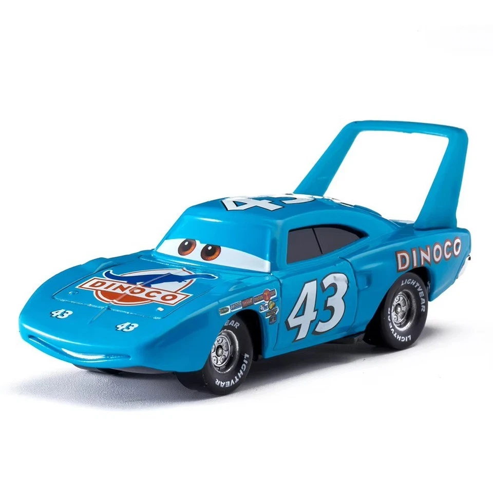 Lote de carros Disney Pixar Lightning McQueen modelo fundido 1:55 brinquedos de carro presente crianças EUA - Imagem 3 de 4