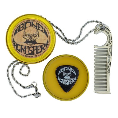 Extra Strong Hold Mustache Wax & Comb Kit - Grooming Set for Handlebar Moustache