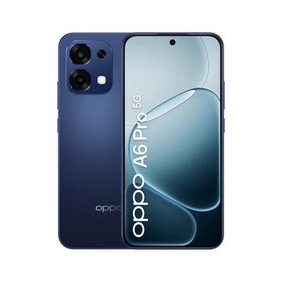 Cellulare Smartphone OPPO A6 PRO 5G 6.57" 8+256GB Dual Sim Stellar Black BLU