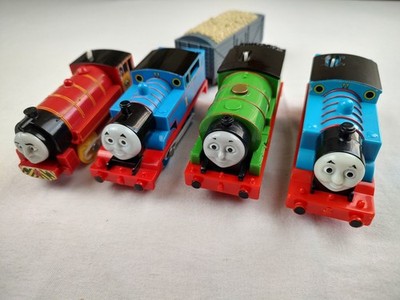 Thomas & Friends TrackMaster MOTORIZED lot READ Percy Victor Harold Talking Mail