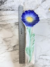 Spoon Rest Horchow Made In Italy Pottery Floral Multicolor Hand Painted (A3176)