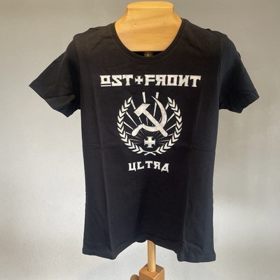 OST+FRONT - ULTRA  - Girlie - T Shirt Gr. L  (NEU) Band Shirt Merchandising