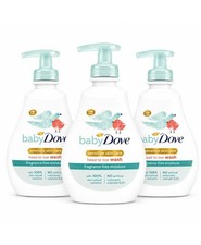 Image of Baby Dove Head to toe wash Fragrance Free Moisture 400ml (Pack Of 3)