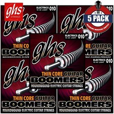 5-PACK GHS TC-GBL Thin Core Boomers Electric Guitar Strings 10-46 Light