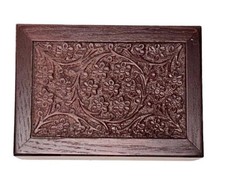 Keepsake/Urn Wooden Box For Pet Ashes Tree of Life Cremation 6.5  x 4.5  x 3  