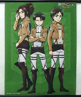 Attack on Titan Eren Yeager Hange Levi 