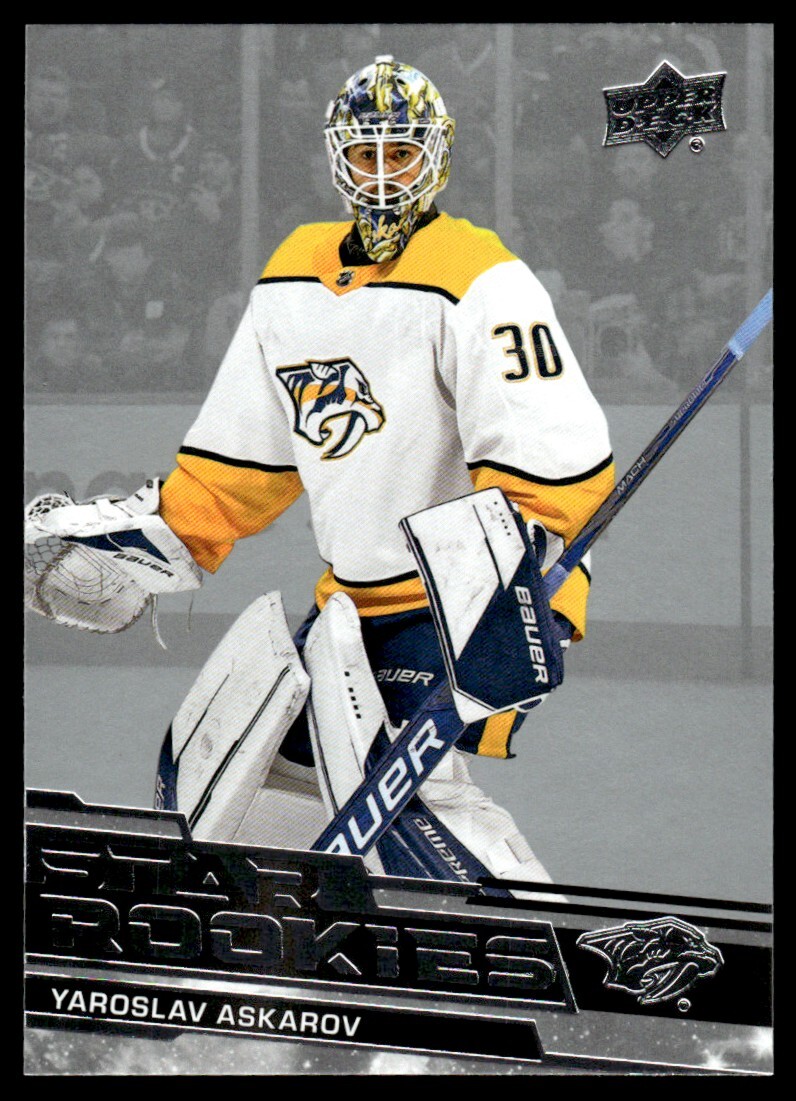 2023-24 Upper Deck NHL Star Rookies Box Set Yaroslav Askarov Rookie Nashville