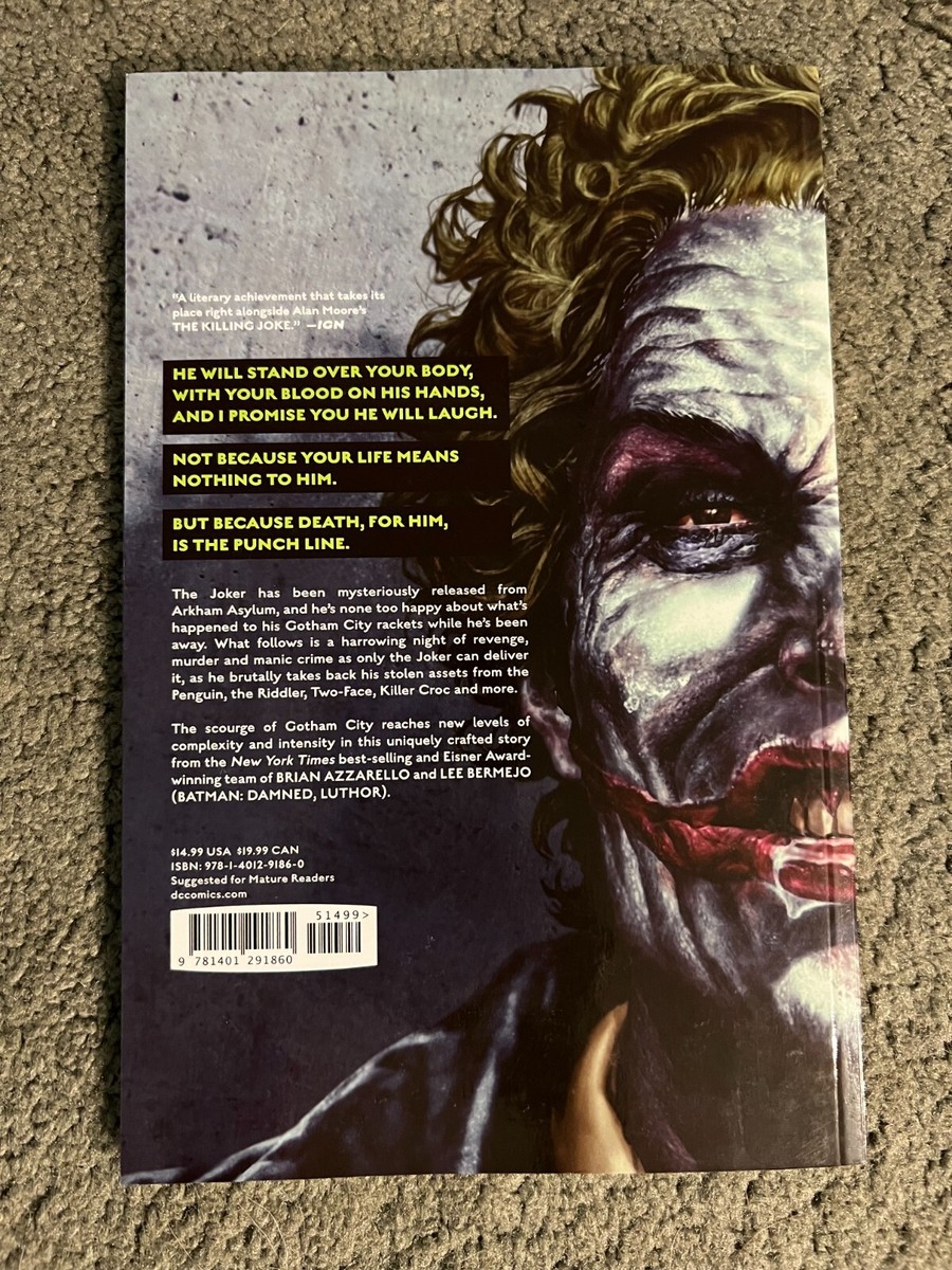 JOKER CHページ Joker Brian Azzarello Lee Bermejo-Graphic Novel/tpb- NM | eBay