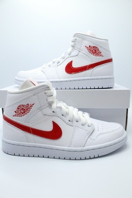 nike jordan 1 mid white womens