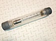 King Instruments 7205-0151-W  Acrylic Visual Flowmeter USED