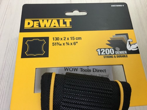 Cintura per attrezzi in pelle resistente Dewalt Dwst80908 supporto imbottito per - Foto 3 di 8