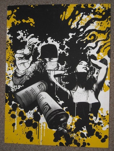 rare marc ecko unltd graffiti art print 1998 unlimited wrap