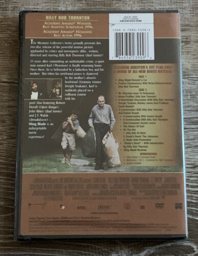 Sling Blade (DVD/1996, Special Edition, Collector’s Series) - Brand New/Sealed - Picture 2 of 2