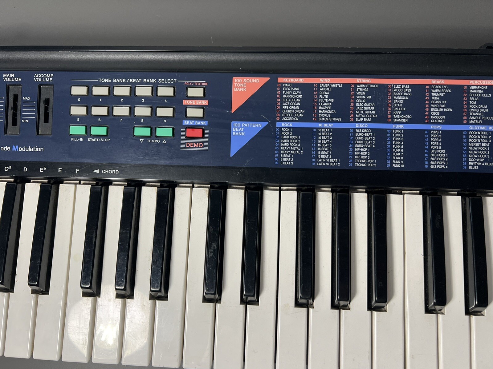 Casio CA110 ToneBank Keyboard 49 Keys Synthesiser Synth with Power