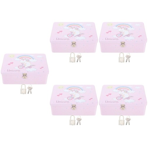 15x Süßigkeiten Dosen Rosa - Herzförmige Blechdosen 7x7x4cm