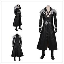 Sephiroth FFVII Remake Mens Cosplay Costume Full Set W/Shoes Props
