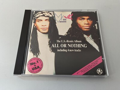 Milli Vanilli   All Or Nothing - The U.S. Remix Album - CD   1989 - 12''Mixes