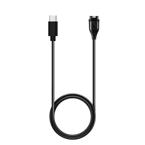 Câble De Charge Compatible Garmin Fenix 7/6/5, Venu, Vivoactive, Forerunner – Longueur 1 M, Rouge, Solide