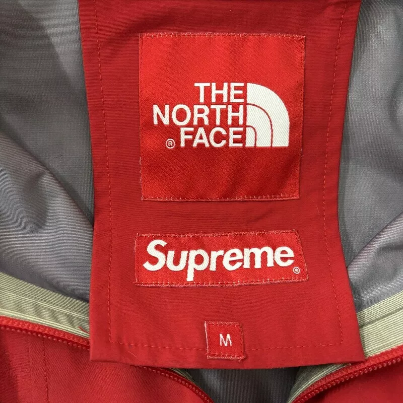 Veste parka pull expédition 10SS Supreme THE NORTH FACE rouge bleu taille M