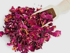 Natural Rose Petal Flowers-Dried - Weddings, Bath, Edible-2, 4, 6, 8oz FREE SHIP