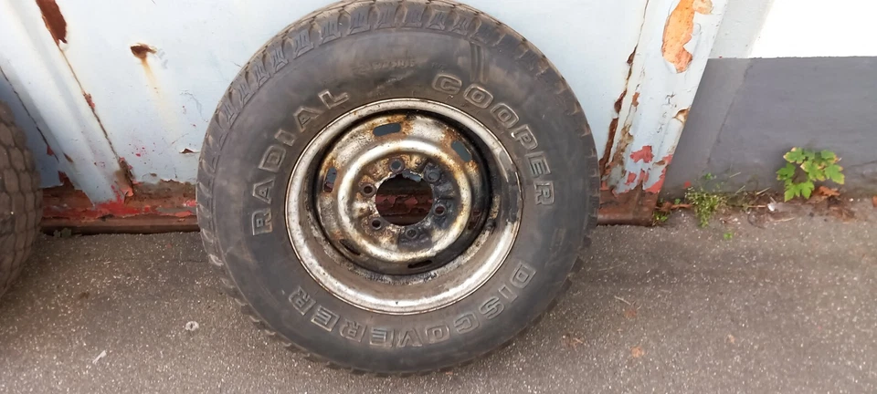 Hyundai Galloper Felge Stahlfelge Rad Ersatzrad Gelände 235/75/15🚛😉 - Bild 3 von 4