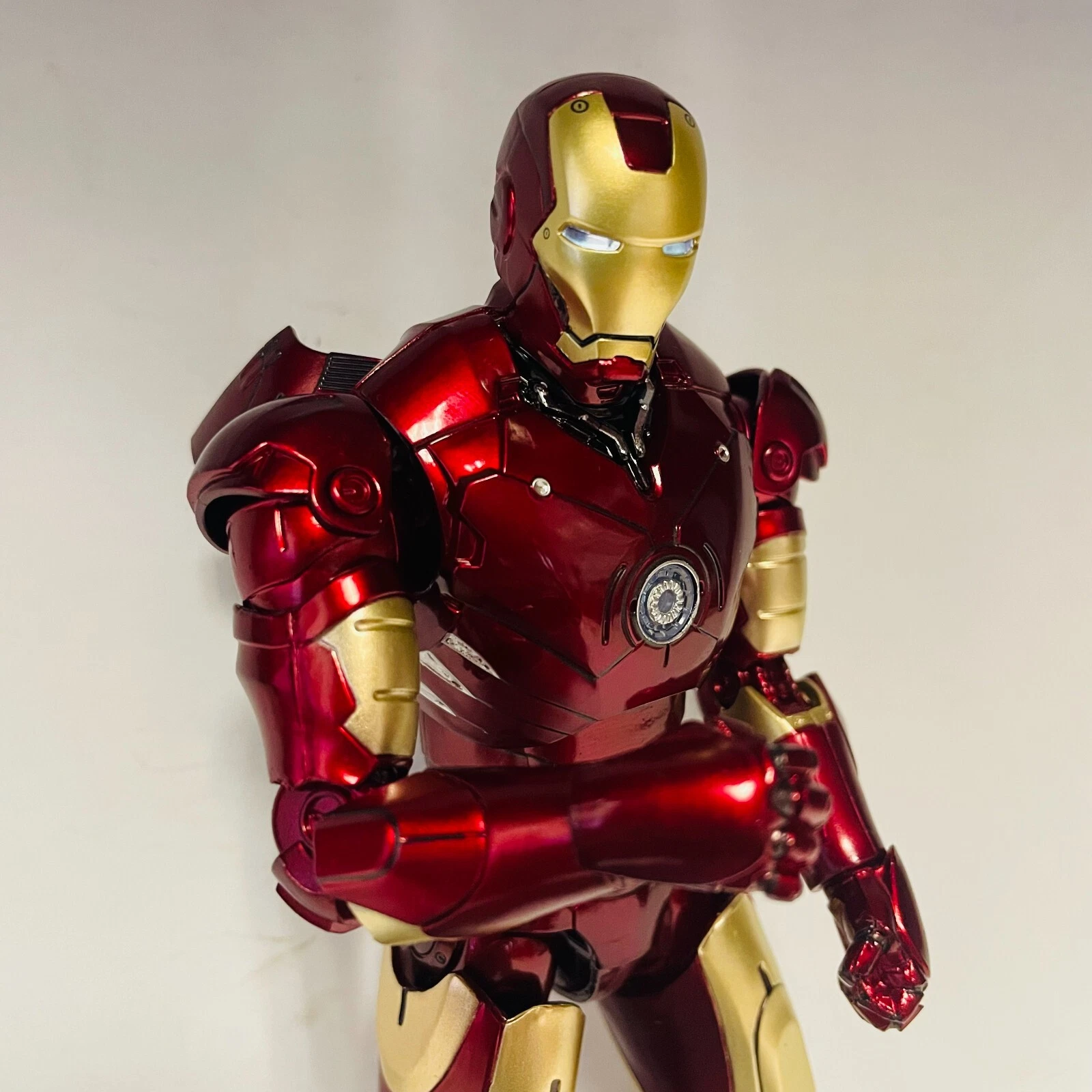 Marvel Avengers Iron Man Mark 3 MK3 Ironman Toy LED Light Action Figure Model - product detail image 14