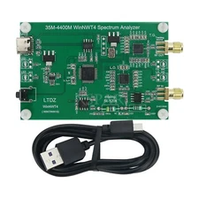 35-4400M USB Spectrum Analyzer with Tracking Source RF Frequency Domain Analysis
