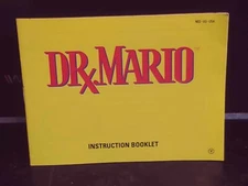 DR. MARIO Nintendo NES Game Original 1990 Instruction Manual Booklet **ONLY**