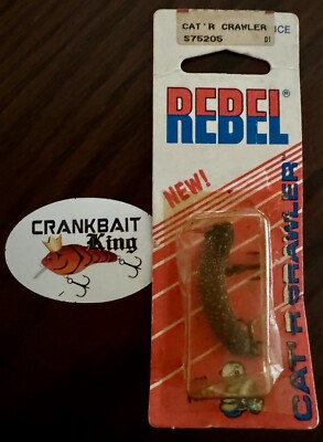 black caterpillar fishing lure NOS VINTAGE REBEL CAT'R CRAWLER FISHING LURE BAIT ULTRA LIGHT CATERPILLAR  CATR