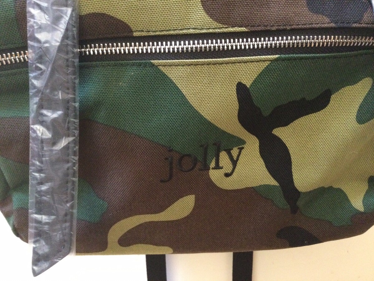 NWT Invicta Jolly Camo Print Backpack INVICTA NWT CAMOUFLAGE JOLLY BACKPACK CANVAS, LEATHER 11 x  main image 3