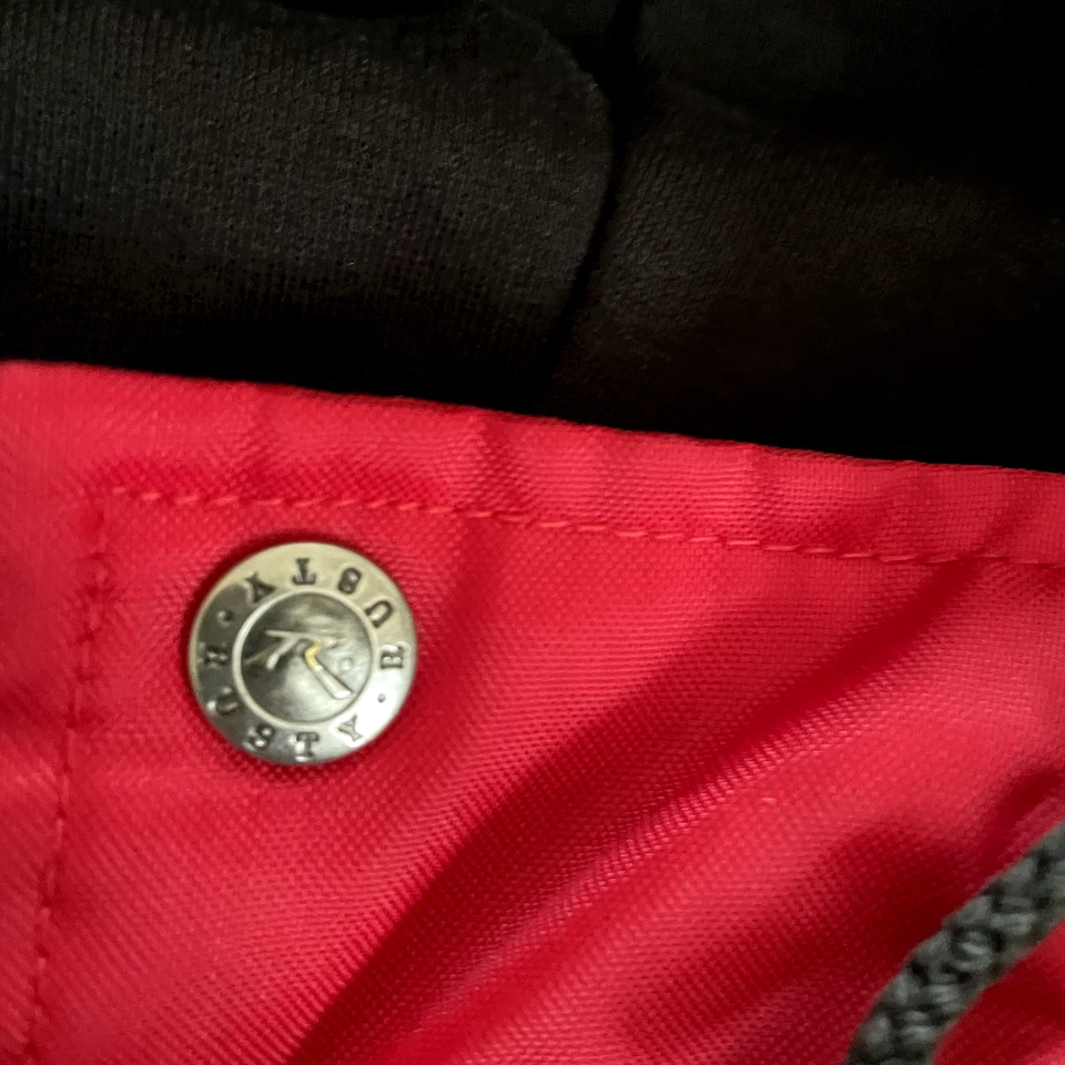 VINTAGE Rusty Brand Jacket Small Adult Red Black Y2K Gorpcore Stakeboarding Ski - Image 3 of 4