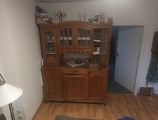 Eichenschrank zweiteilig  um 1900   