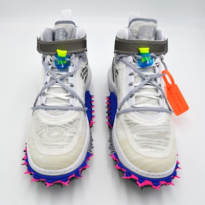 Nike x Off-White Air Force 1 Mid SP White Shoes (DO6290-100) Authenticated sz 11 Nike Off-White X Nike Air Force 1 Mid 2022 White DO6290 100  main image 4