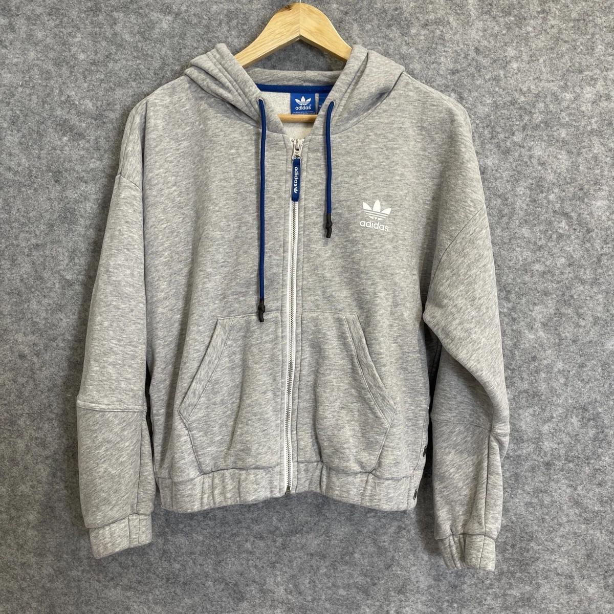 Grey adidas jacket womens sale