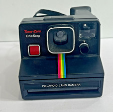 Vintage Polaroid Time-Zero One Step Rainbow Stripe Polaroid Land Camera Instant