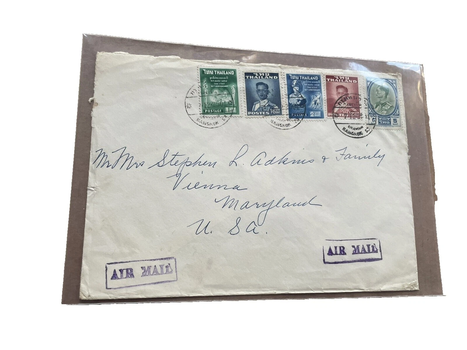 Selos da realeza Capa Tailandês