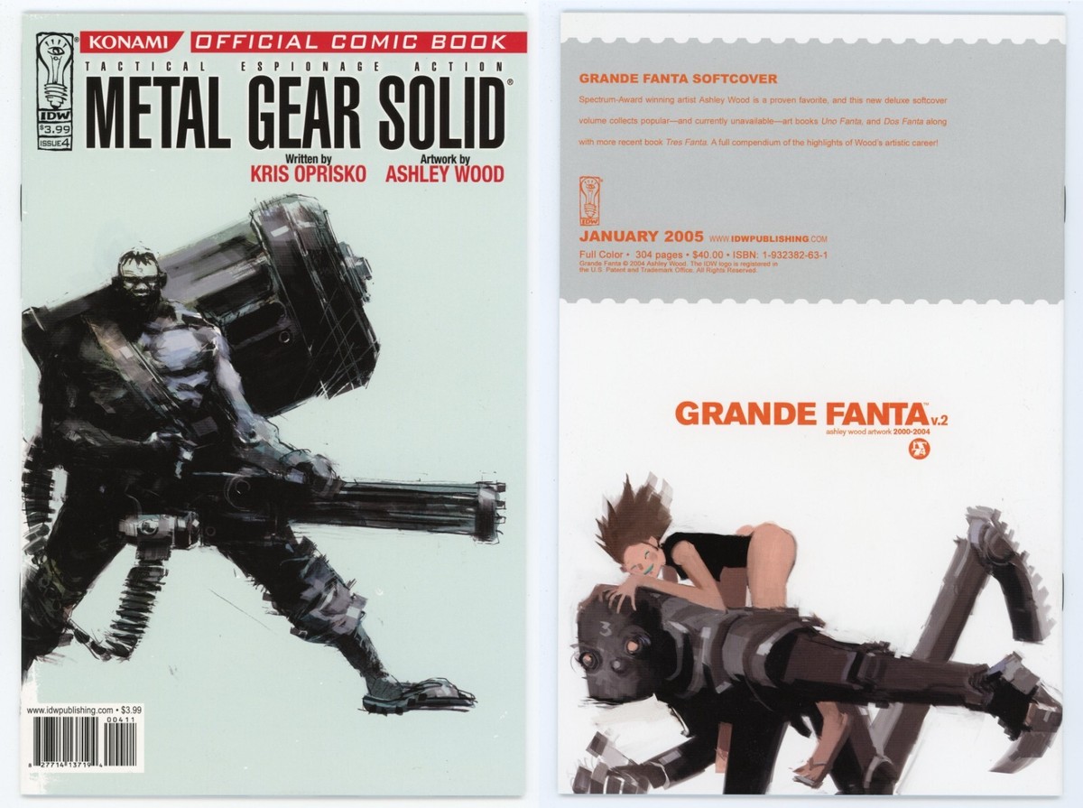 Metal Gear Solid #4 (NM+ 9.6) 1st app Vulcan Raven Ashley Wood