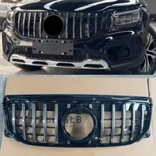 Fits For Mercedes Benz X247 GLB 2024-2025 Chrome Front Grill Bumper Upper Grille