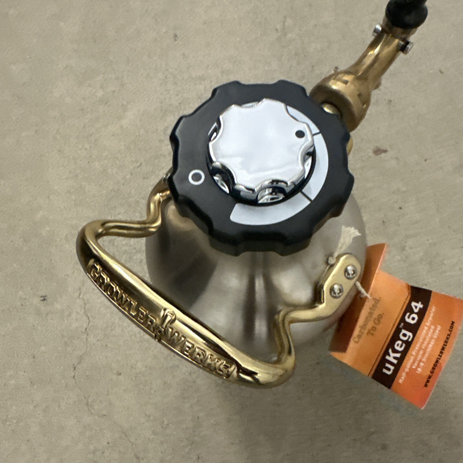 Growler Werks uKeg 64oz For CO2 Stainless Steel - New