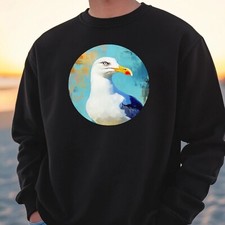 Seagull Portrait Sweatshirt Cosy and Perfect for Any Occasion S to 4XL