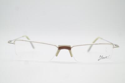 Lunettes Zart 101 Argent Brun Monture Demi-Contour Neuf