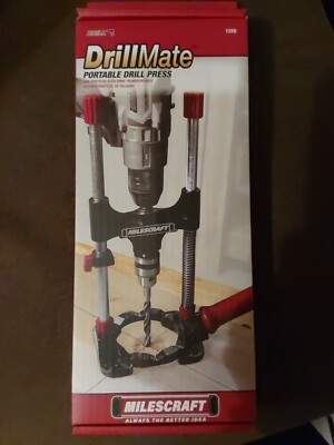 Milescraft 1318 DrillMate Portable Drill Guide - Drill Guide Attachment - New