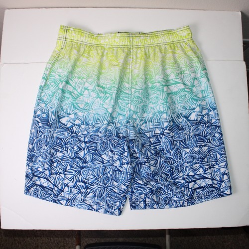 SPEEDO Large Badehose Slip gefüttert Strand Surf Ombré Tropical Flower 34" Taille - Bild 10 von 11