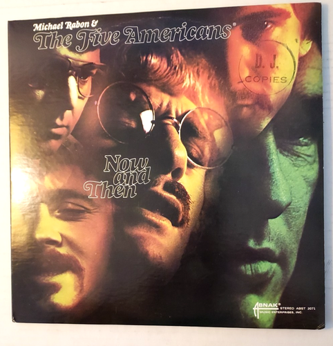 1969 PROMO 2xLP Michael Rabon & The Five Americans "Now and Then" Abnak Stereo