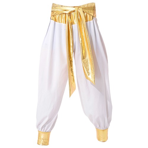 Men's Arabian Prince Costume Set Braided Trimming Vest Harem Pants Halloween - Picture 70 of 111