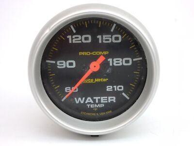 AutoMeter 5469 Pro-Comp 2-5/8'' 60-210°F Stepper Motor Water Temperature Gauge