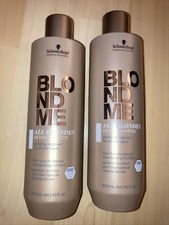 2 PACK Schwarzkopf Blondme All Blondes Detox Shampoo 10oz New